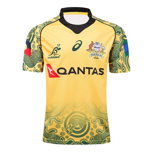 Maillot Rugby Australie Indígena 2017 2018 Jaune